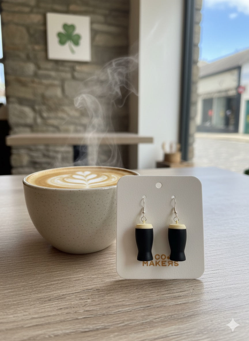 Pint of Guiness Earrings