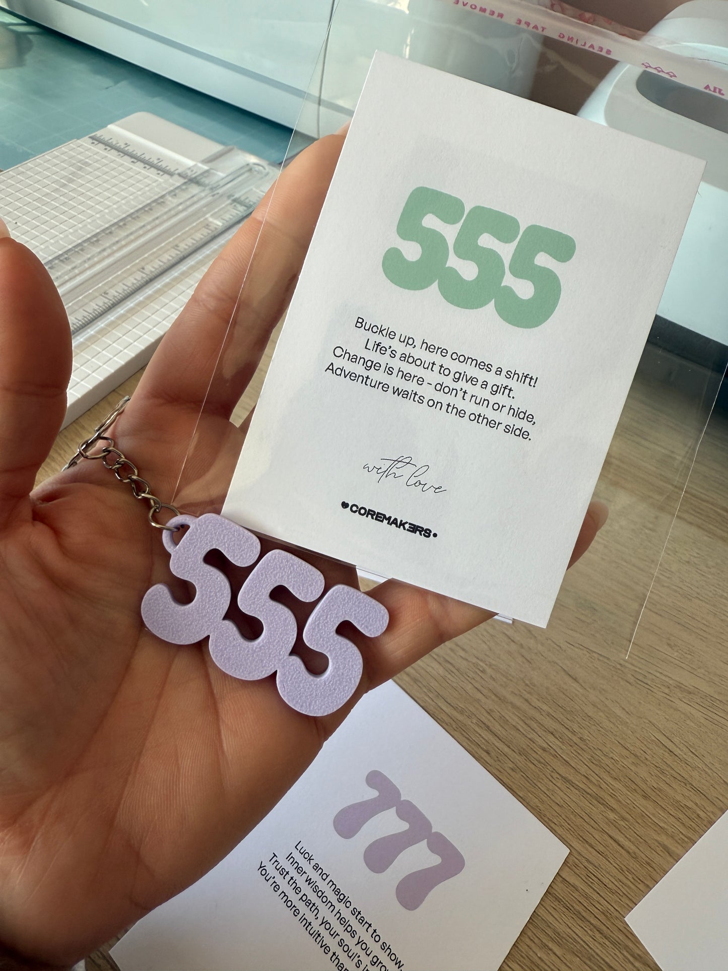 3D Printed Magic Number Keyring