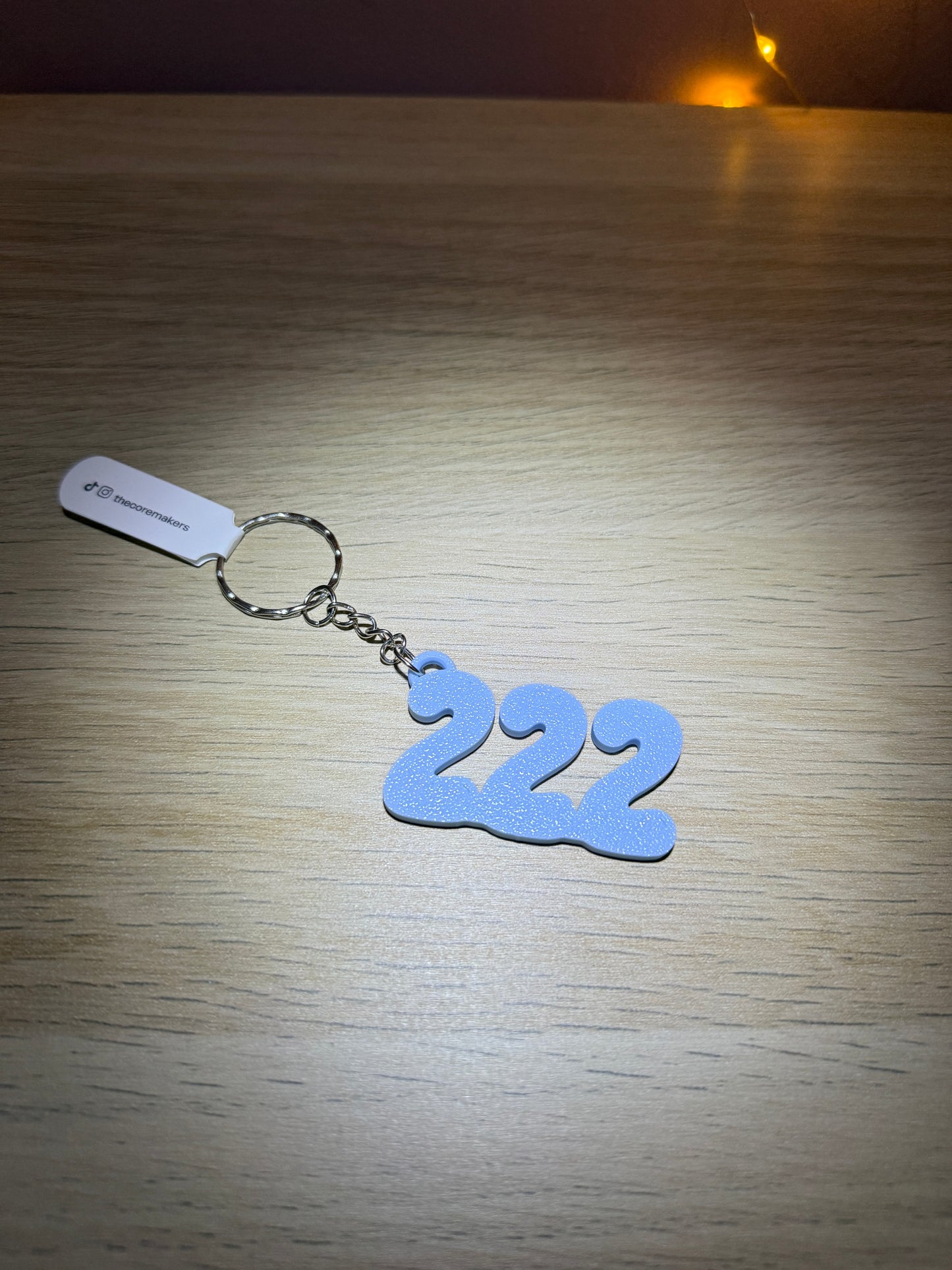 3D Printed Magic Number Keyring