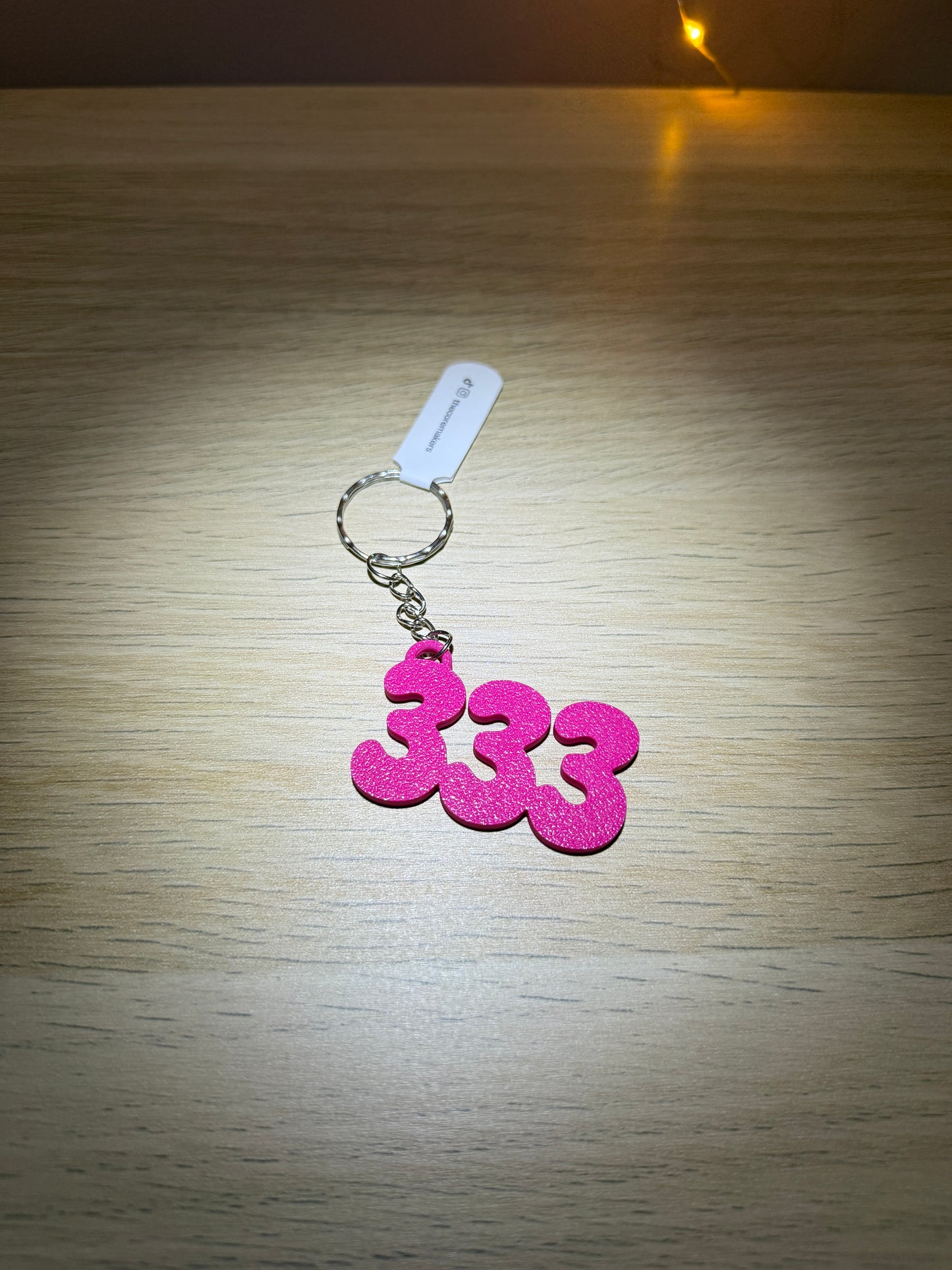 3D Printed Magic Number Keyring