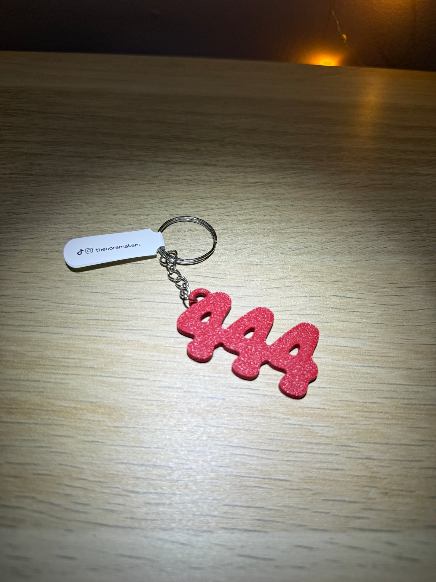 3D Printed Magic Number Keyring