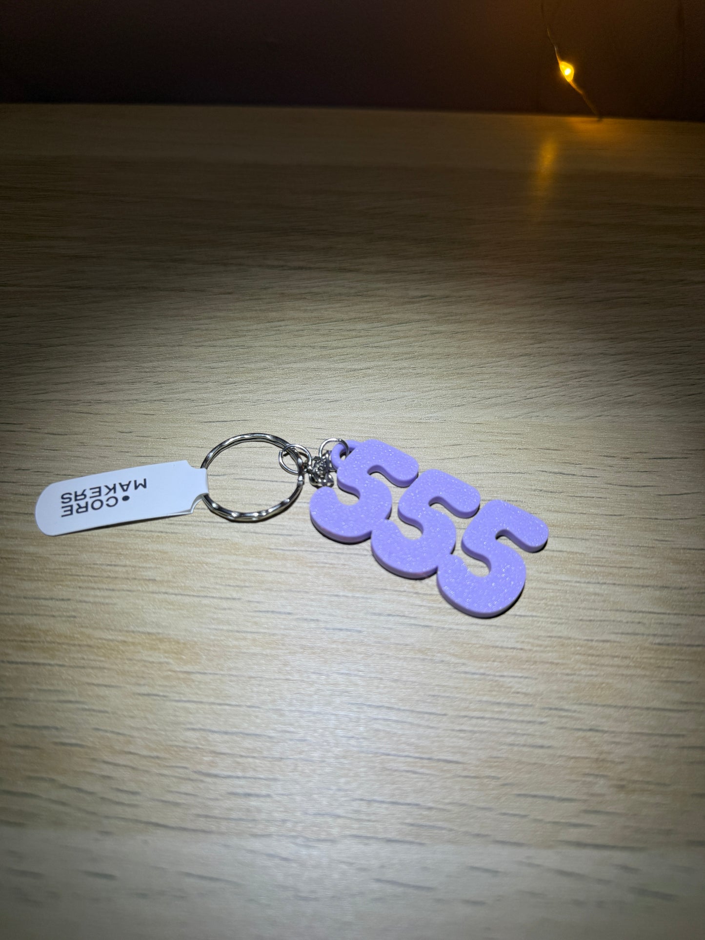 3D Printed Magic Number Keyring