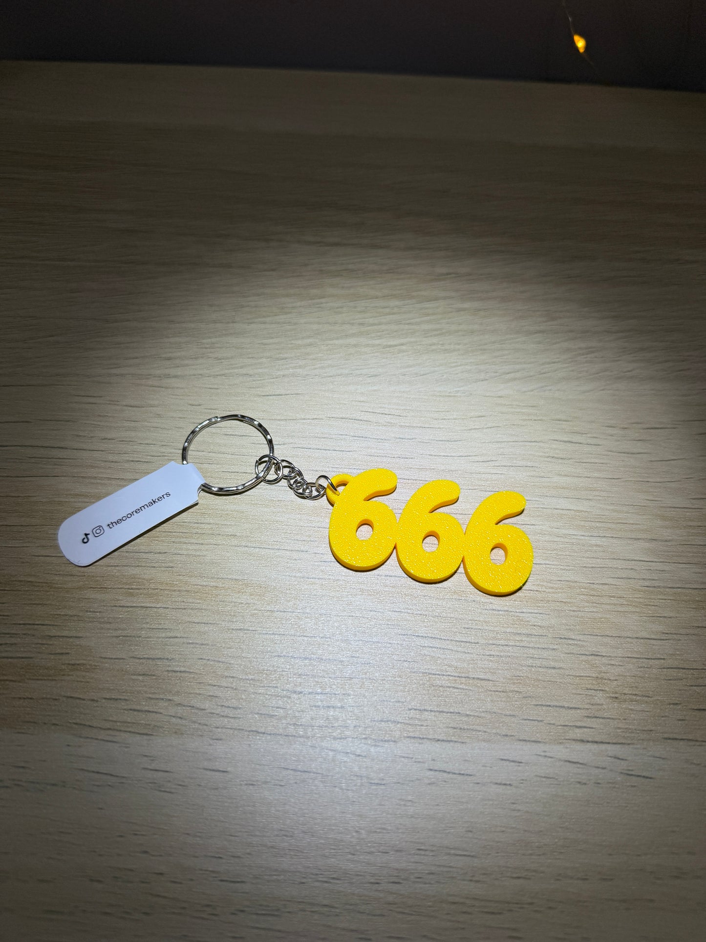3D Printed Magic Number Keyring