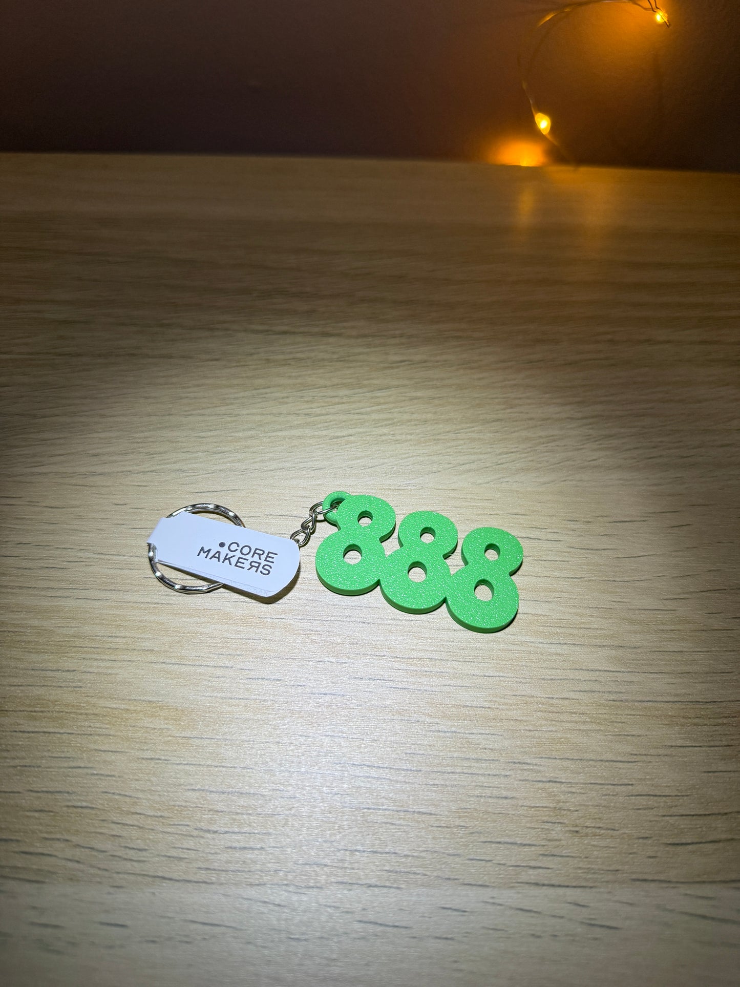 3D Printed Magic Number Keyring