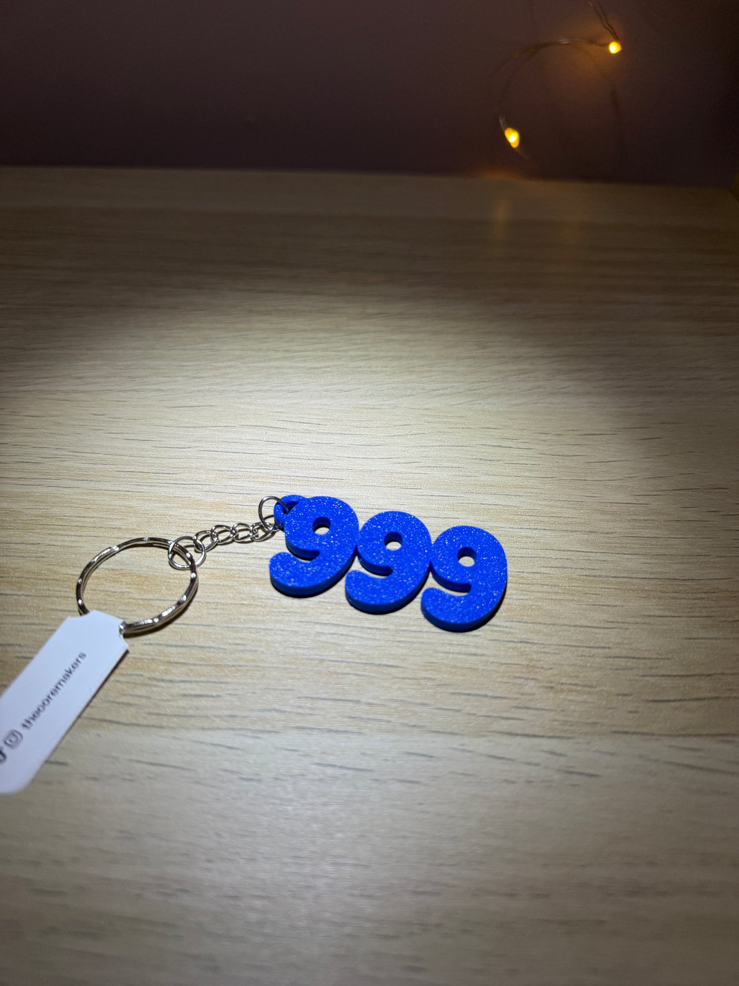 3D Printed Magic Number Keyring
