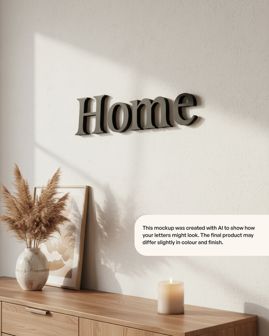 Custom Wall Letters – Build Your Own Word