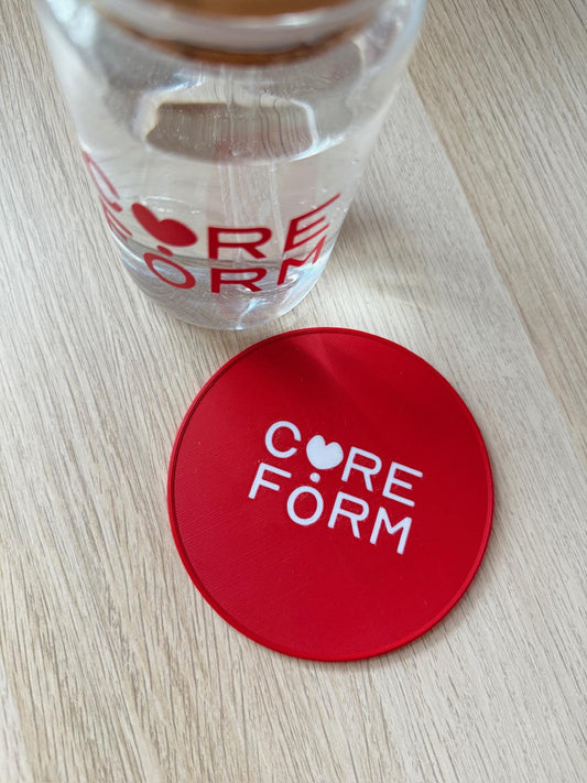 Custom 3D Printed Logo Coaster – Personalized Drink Coaster for Home or Office – Unique Gift Idea